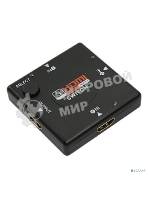 Переключатель Rexant гнездо HDMI на 3 гнезда HDMI, без питания, пластик