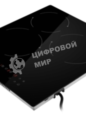 Электрическая варочная панель HOMSair HVС43BK Hi-Light, независимая, черный