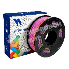 Филамент NV PRINT PLA + Rainbow 01 для 3D печати диаметр 1.75мм масса 1 кг