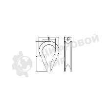 Коуш DIN 6899 d 10
