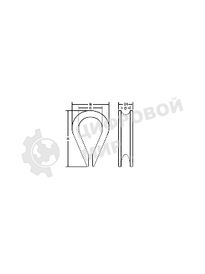 Коуш DIN 6899 d 10