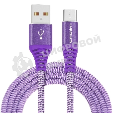 Кабель Crown USB - microUSB CMCU-3102M violet