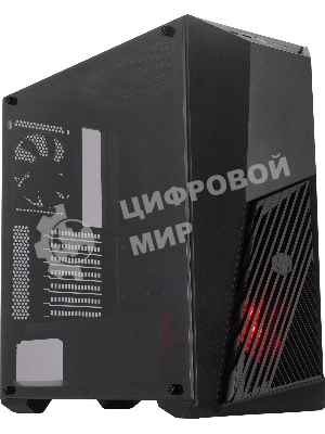 Компьютерный корпус  Cooler Master MasterBox K501L, 1xUSB3.0, 1xUSB2.0, 1x120 Fan,  1x120 Red Led Fan, w/o PSU, Black, ATX