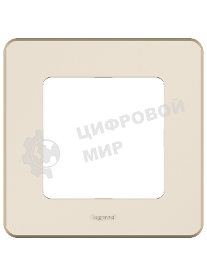 Рамка 1 пост слоновая кость Inspiria
