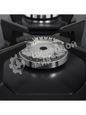 Газовая варочная панель Maunfeld EGHG.32.2CB/G, 2 конфорки, закаленное стекло, черный