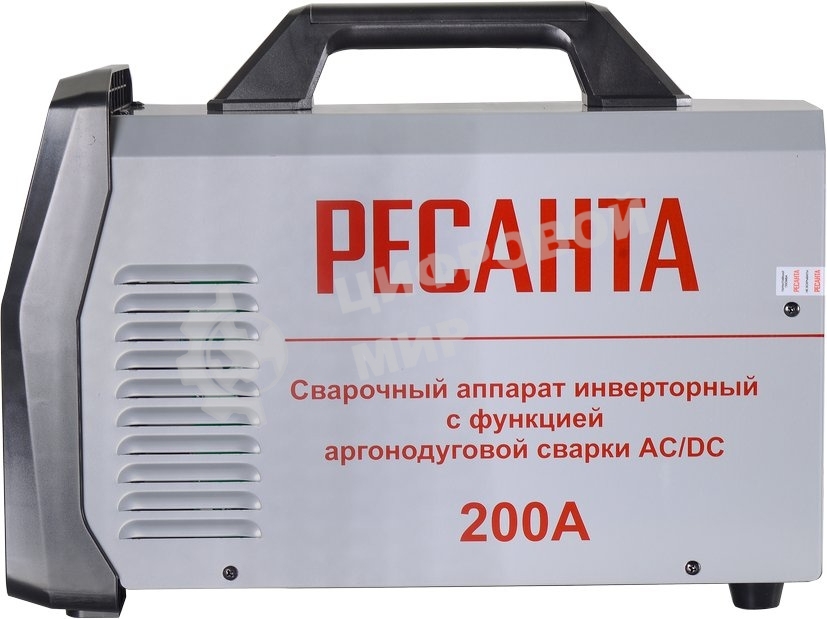 Сварочный аппарат Ресанта САИ-200АД (АС/DC) инвертор ММА DC/TIG