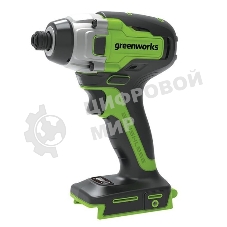Винтоверт ударный аккумуляторный GreenWorks GD24ID3, 24V, бесщеточный, без АКБ и ЗУ (3802807)
