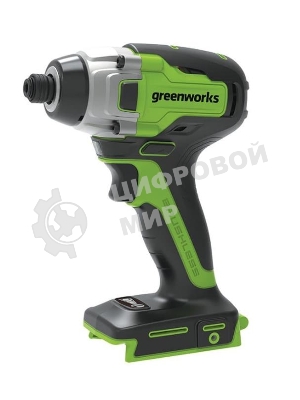 Винтоверт ударный аккумуляторный GreenWorks GD24ID3, 24V, бесщеточный, без АКБ и ЗУ (3802807)