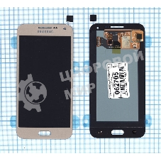 Дисплей для Samsung Galaxy E5 SM-E500 OLED золотой