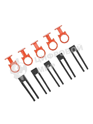 Комплект зажим и клин для системы выравнивания плитки СВП Сибртех Кольцо, 40/40 шт. в пакете