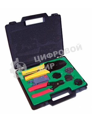 Набор инструментов для работы с коаксиальным кабелем