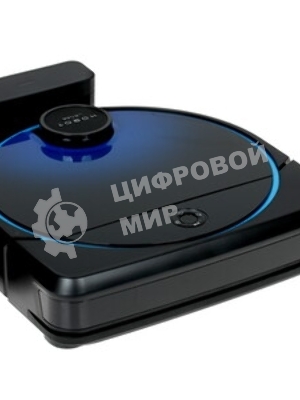 Робот-пылесос HOBOT LEGEE-7 черный/синий, 4500 мAч Li-Ion, уборка влажная/сухая, пылесборник контейнер 0.5 л