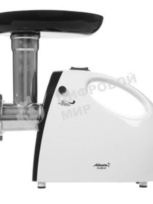 Мясорубка электрическая Atlanta ATH-3299 красный, 1800 Вт, 2.0 кг/мин, реверс, защита от перегрузки, насадки - 4
