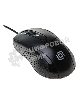 Мышь проводная Oklick 305M черный, 1000 dpi, USB, кнопки - 3