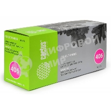 Картридж лазерный Cactus CS-CLT-K406S черный (1500 стр) для Samsung CLP-360/365/CLX-3300/3305