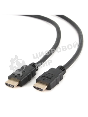 Кабель Cablexpert HDMI CC-HDMI4-30M, 19M/19M, v1.4, медь, позол.разъемы, экран, усилитель сигнала, 30м, черный, пакет