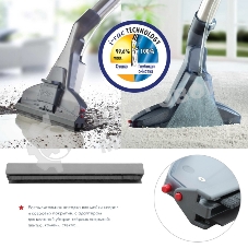 Моющий пылесос Thomas TWIN XT 788565, черный/синий, 325/1700 Вт, уборка влажная/сухая/сбор жидкости, пылесборник контейнер 2.6 л