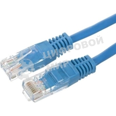 Патч-корд NTSS NTSS-PC-UTP-RJ45-5e-3.0-LSZH-BU NTSS-PC-UTP-RJ45-5E-3.0-LSZH UTP RJ-45 вил.-вилка RJ-45 cat.5e 3м синий LSZH (уп.:1шт) 26AWG