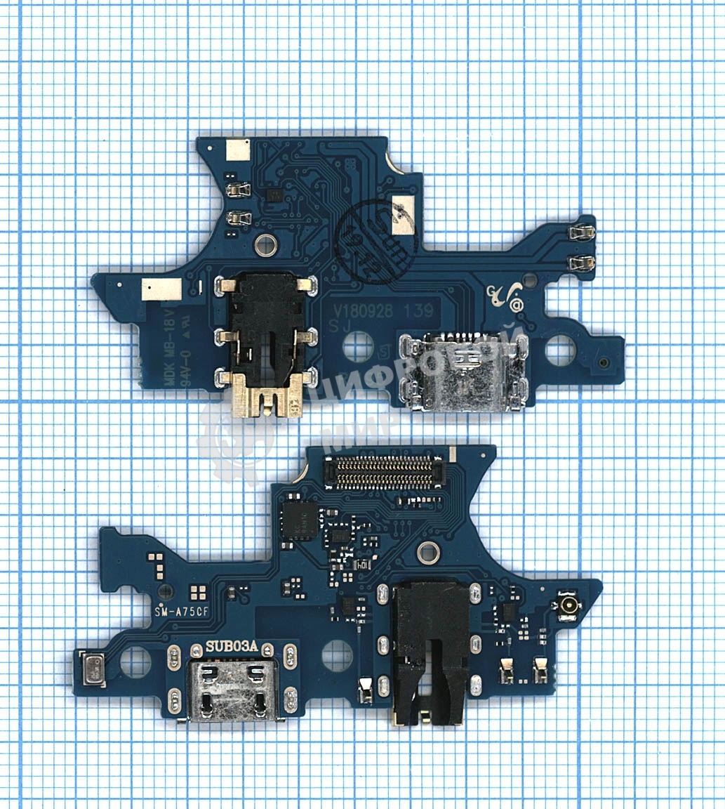 Шлейф разъема питания для Samsung Galaxy A7 2018 A750