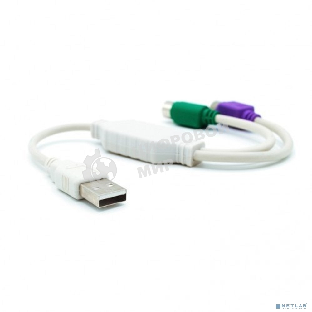 Адаптер USB на 2 порта PS/2 KS-is Apst KS-011