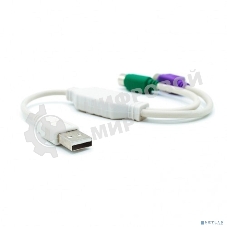 Адаптер USB на 2 порта PS/2 KS-is Apst KS-011