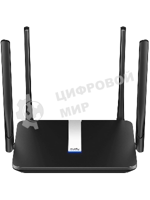 Роутер беспроводной Cudy LT500 AC1200 10/100BASE-TX/4G cat.4 черный