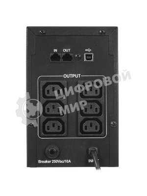 Источник бесперебойного питания ExeGate EP285484RUS SpecialPro Smart LLB-1000.LCD.AVR.C13.RJ.USB 1000VA/650W, LCD, AVR, 6*IEC-C13, RJ45/11, USB, черный