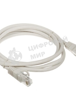 Патч-корд ACD-LPU5E-15A сat.5e UTP 24AWG 4Pair, 7/0.18мм CCA Серый, 1.5м