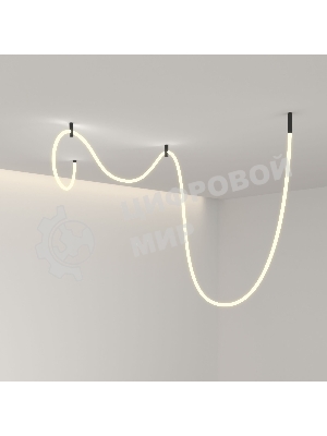 Гибкий неон 336Led 12W IP20 3000K Full light круглый теплый белый, 5 м (24V 12W 336Led 2835 IP20)