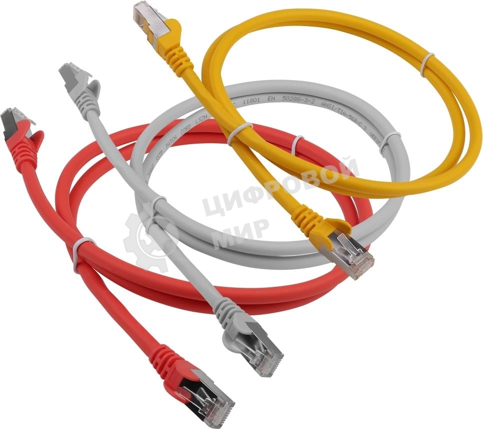 Патч-корд LANMASTER LSZH FTP кат.6A, 5.0 м, оранжевый