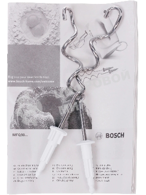 Миксер Bosch MFQ3030 белый, ручной, 350 Вт, 4 скорости