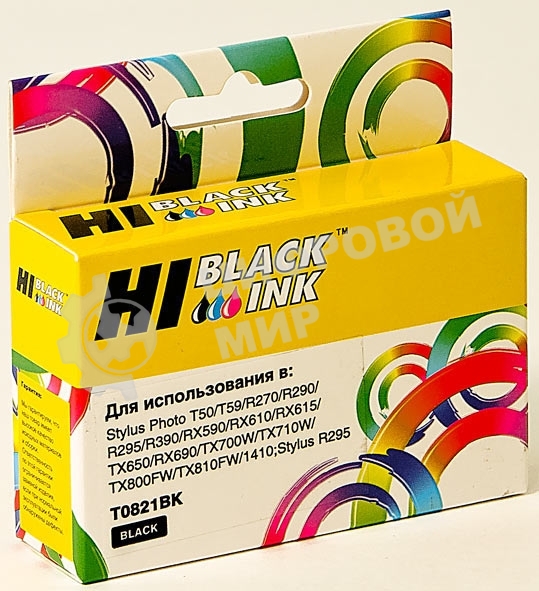 Картридж Epson Stylus R270/295/390/RX590/T50 (Hi-black) new, T08214A/C13T11214A10, BK