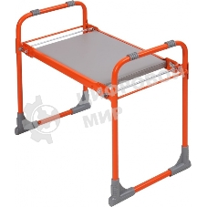 Скамейка садовая с мягким сиденьем НИКА СКМ (СКМ/О оранжевый)