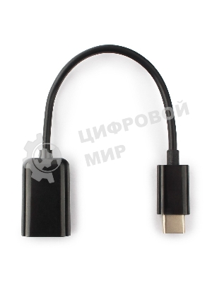 Переходник Cablexpert Переходник USB OTG, USB Type-C/USB 2.0F, пакет (A-OTG-CMAF2-01)