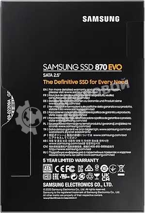 Накопитель SSD Samsung 870 EVO, 500Gb, SATA III, 2.5