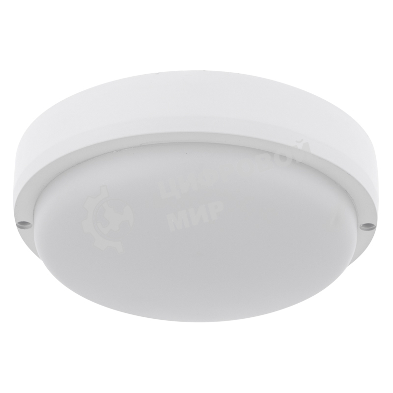 Светильник светодиодный пылевлагозащищенный Rexant ЖКХ-01 круг 30 Вт 3200 Лм IP65 6500 K 210х37 мм с датчиком движения дежурный свет