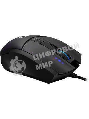 Мышь проводная A4Tech Bloody L65 Max черный/фиолетовый, 12000 dpi, USB, кнопки - 7