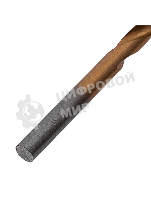 Сверло по металлу Matrix, 4,5 мм, HSS, нитридтитановое покрытие, цилиндрический хвостовик