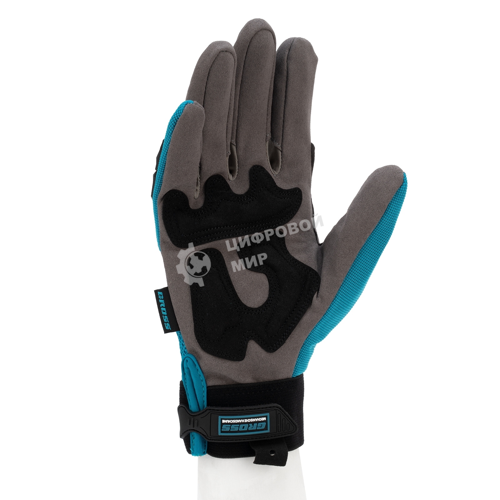 Перчатки универсальные комбинированные Gross с защитными накладками, STYLISH, размер M (8)