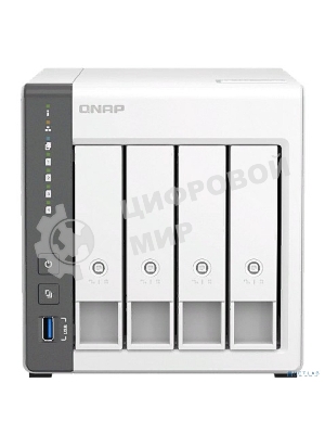 Сетевое хранилище NAS Qnap D4 (REV. C) 4-bay настольный Cortex-A55 RK3568B2