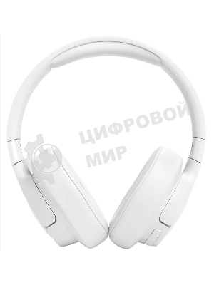 Беспроводные/проводные наушники JBL Tune 770NC белый, полноразмерные, Bluetooth + проводной, активное шумоподавление, до 70 ч