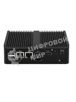 Неттоп HIPER BASIS BC119  Intel N-series N100(0.8Ghz)/8192Mb/256SSDGb/noDVD/BT/WiFi/war 1y/0.65kg/черный/Win11Pro + Безвентиляторный/БП 36Вт/металл/VESA Адаптер на 75х75, 100х100