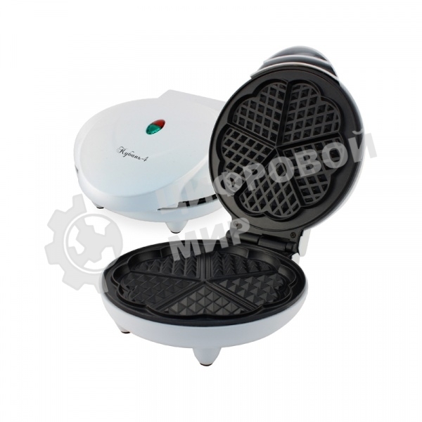 Вафельница Великие Реки Кубань-4 белый 700Вт