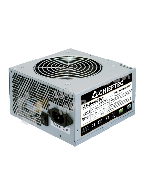 Блок питания Chieftec APB-500B8, 500Вт, 80 PLUS, 120мм, серый