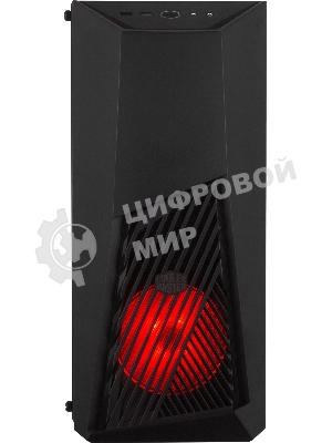 Компьютерный корпус  Cooler Master MasterBox K501L, 1xUSB3.0, 1xUSB2.0, 1x120 Fan,  1x120 Red Led Fan, w/o PSU, Black, ATX