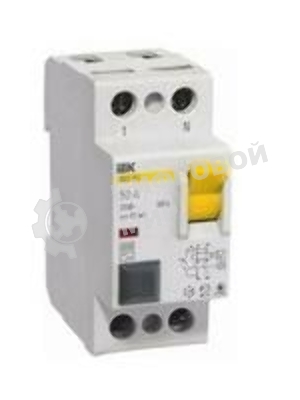 Выключатель дифференциального тока (УЗО) IEK MDV10-2-063-030 ВД1-63 2Р 63А 30мА IEK