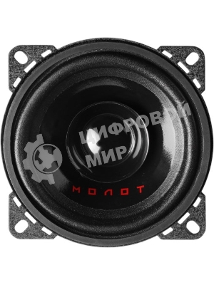 Колонки автомобильные Ural Молот АС-М100 (без решетки) 110Вт 91дБ 4Ом 10 см (4дюйм) (ком.: 2кол.) широкополосные однополосные