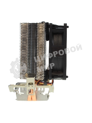 вентилятор CROWN Кулер для процессора CM-92 (Для Intel и AMD, TDP до 95 Ватт, 2шт. медных теплопроводных трубок, Гидродинамическии подшипник, Размер: 117*79*113 мм)