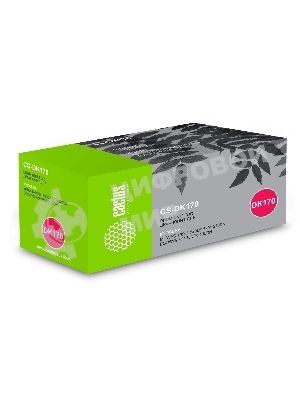 Блок фотобарабана Cactus CS-DK170 ч/б:100000 стр. для Kyocera Ecosys M2035/M2035dn/M2535 Kyocera