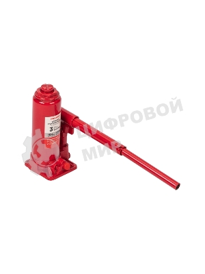 Домкрат гидравлический бутылочный 3т Rexant